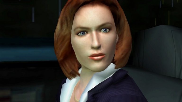 The X-Files: Resist or Serve - Дейвид Духовни и Джилиън Андерсън

"Досиетата Х" е култов сериал от 90-те години, но за да напредне достатъчно технологията, че да видим наистина достоверно пресъздаване на конспиративното приключение, трябваше да изчакаме чак до 2004 г. Тогава се появи PlayStation 2 ексклузивът The X-Files: Resist or Serve - истинско обяснение в любов към феновете на Мълдър и Скъли.

Дейвид Духовни и Джилиън Андерсън дадоха своята визия и глас на главните герои, а със сюжета се захвана сценаристът на The Lone Gunmen Томас Шнауц. Самата игра дори е оформена като "изгубен епизод" напълно в каноните на сериала. Тя е пълна с атмосфера и много добре изпипана като визия и озвучение, но за съжаление тромава като геймплей.
