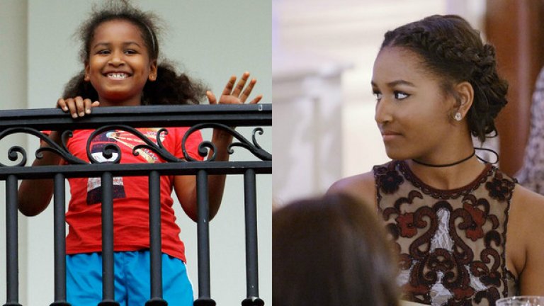 Наташа "Саша" Обама (15 г.) все още учи в Sidwell Friends School във Вашингтон