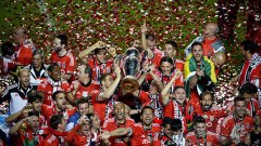 Бенфика отпразнува титлата на Португалия и излиза в добро настроение срещу Ювентус