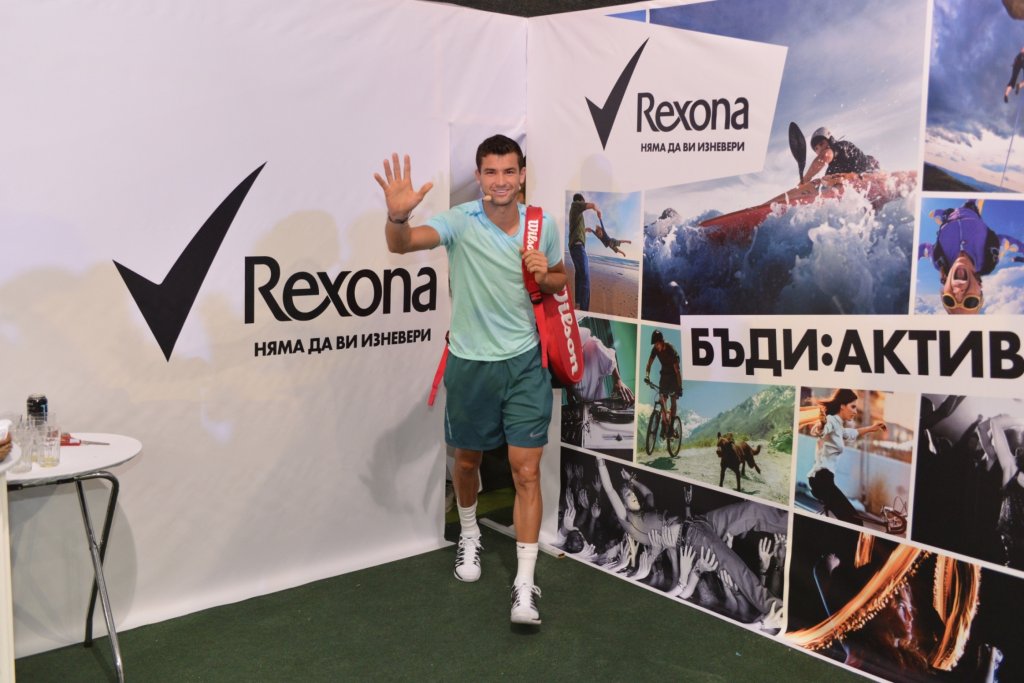 Grigor Dimitro lice na Rexona