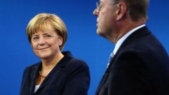 Меркел обича да е близо до националния отбор на големи първенства