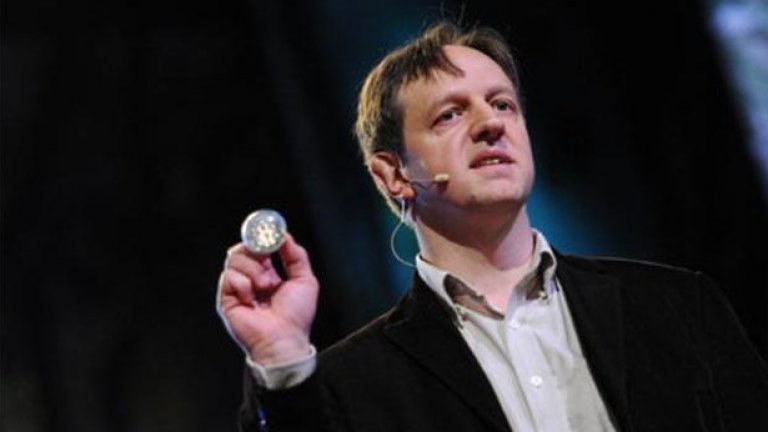 Харалд Хаас представи прототип на Li-Fi устройство на конференцията TEDGlobal