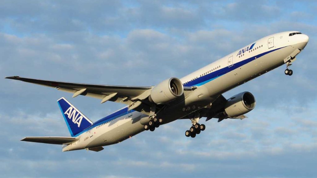 ANA - All Nippon Airways 777-300ER taking offjpg