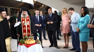 лудогорец, бойко борисов, кирил домусчиев, лиляна павлова, владислав горанов, лудогорец, трибуна моци