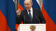 Русия води "специална военна операция" на територията на Украйна, която не е по вина на Москва, категоричен е той