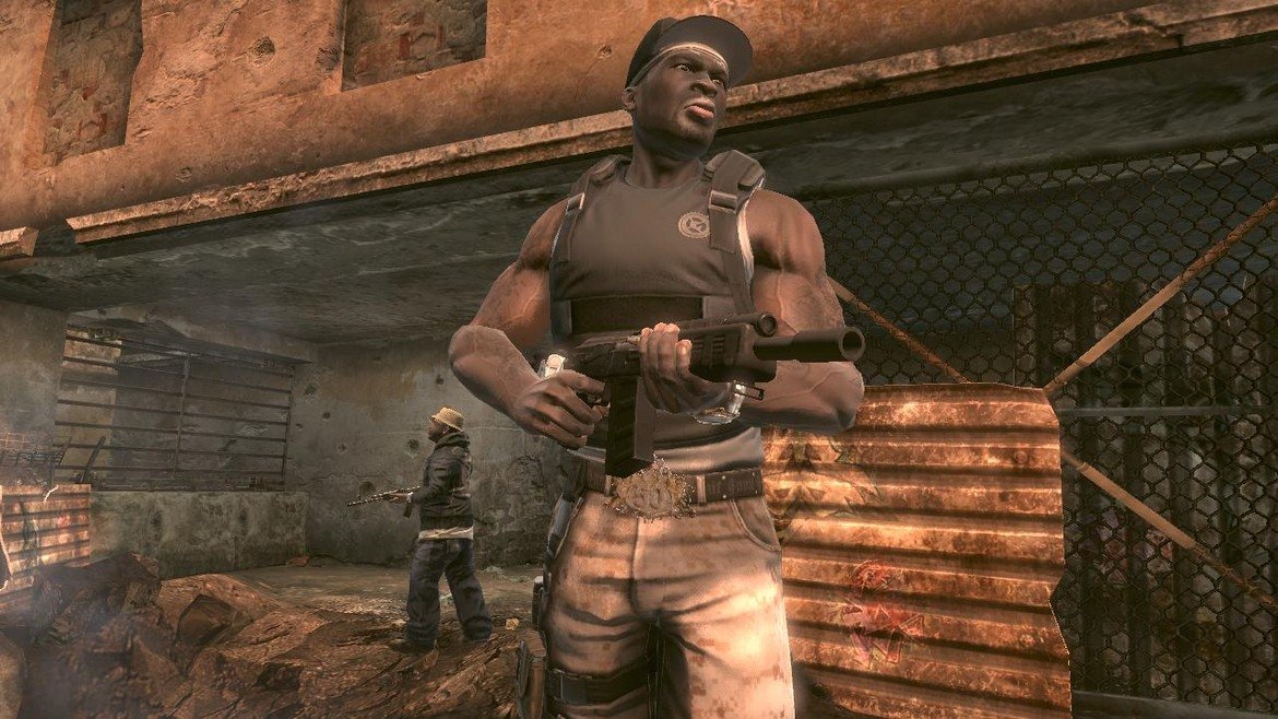 Blood on the Sand - 50 Cent

Рапърът и актьор 50 Cent отдавна има амбиции и в гейминга. Най-напред той се появи в 50 Cent: Bulletproof, а през 2009 г. създаде, озвучи и написа музиката за Blood on the Sand. Това е един незаслужено пренебрегван екшън за PlayStation 3 и Xbox 360, който не само е качествен като геймплей, но има и доста шантава история. Тя ни отвежда в конфликтните зони на Близкия изток, където трябва да разплетете мистерията около един обкован с диаманти череп. 

Без да е хитова игра, Blood on the Sand беше приятна изненада и задължително заглавие за феновете на рап музиката.
