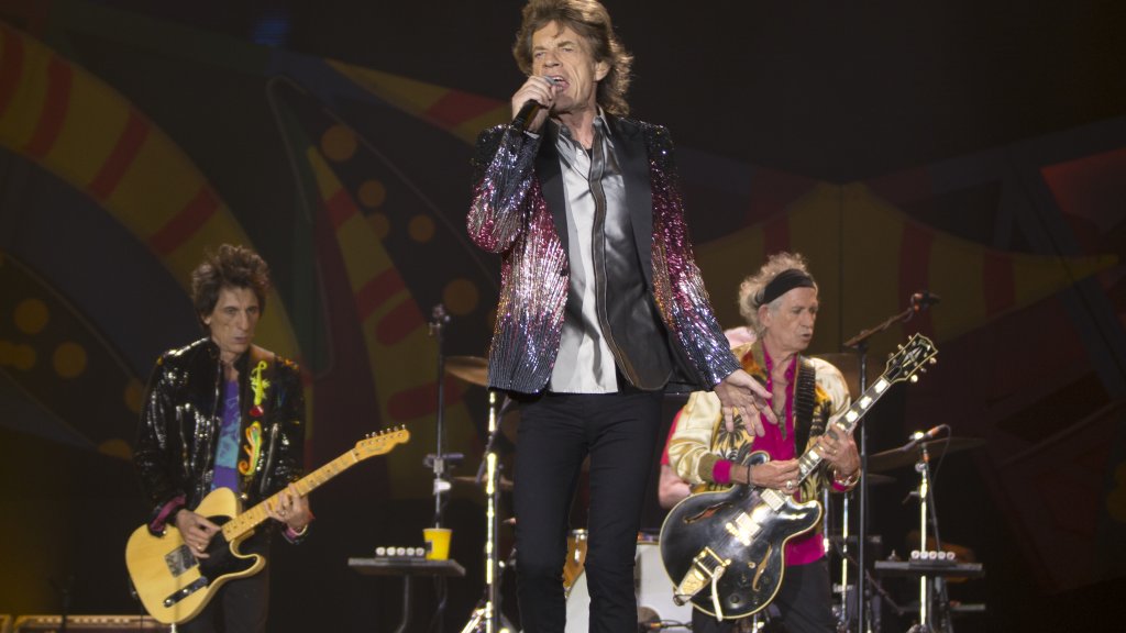 The Rolling Stones kick off their America Latina Olé Stadium Tour at Estadio Nacional in Santiago, Chile