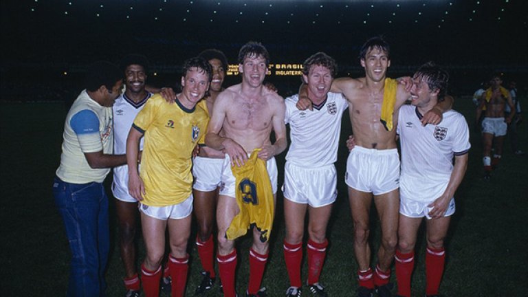 Този английски отбор имаше пълното право да отпразнува успеха в Рио, тъй като е първият и единствен, който успя да победи Бразилия като гост. 
