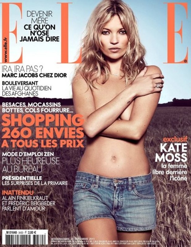 Късите панталонки винаги са секси: на корицата на френското "Elle"