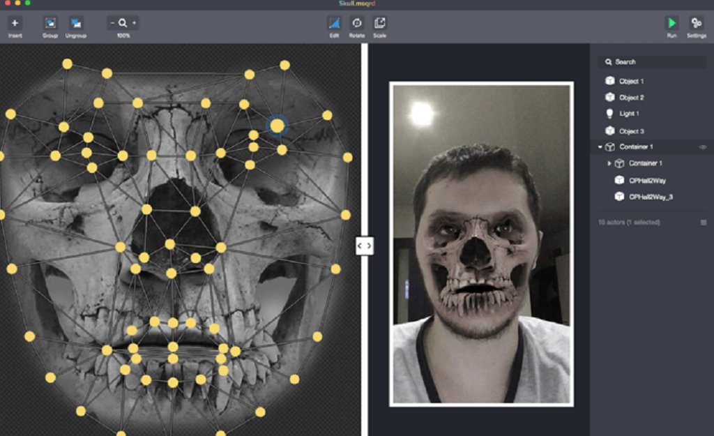 Masquerade, приложение, Facebook