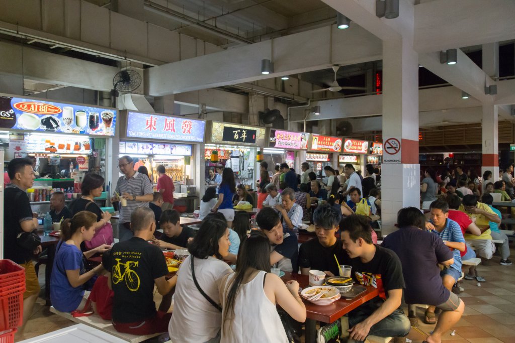 Lau Pa Sat Foodcourt in Singapore