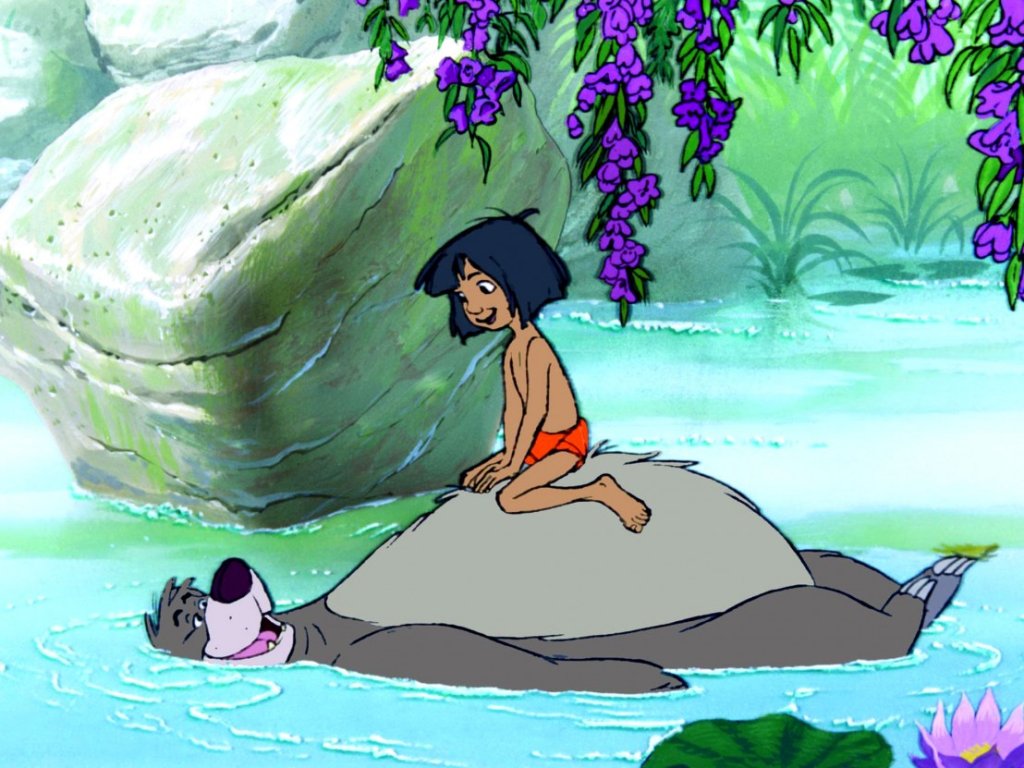 Знам, че казахме, че старите филми на Disney не са им интересни, но \"Книга за джунглата\" има шанс с тези толкова много и шарени животни. Историята по Ръдиард Киплинг, естествено, е страхотна, а \"Bare Necessities\" е песен, която може да си тананикате с