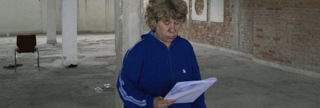 Режисьорът Гергана Тодева по време на репетиции