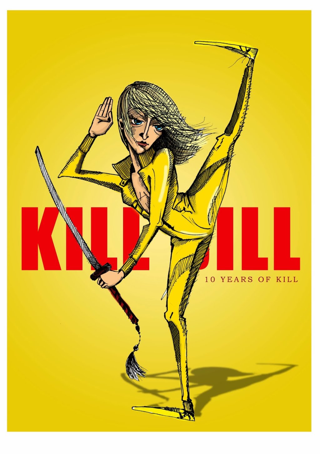 Теодор обожава Kill Bill  на Тарантино