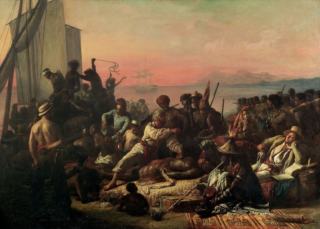 The_Slave_Trade_by_Auguste_Francois_Biard