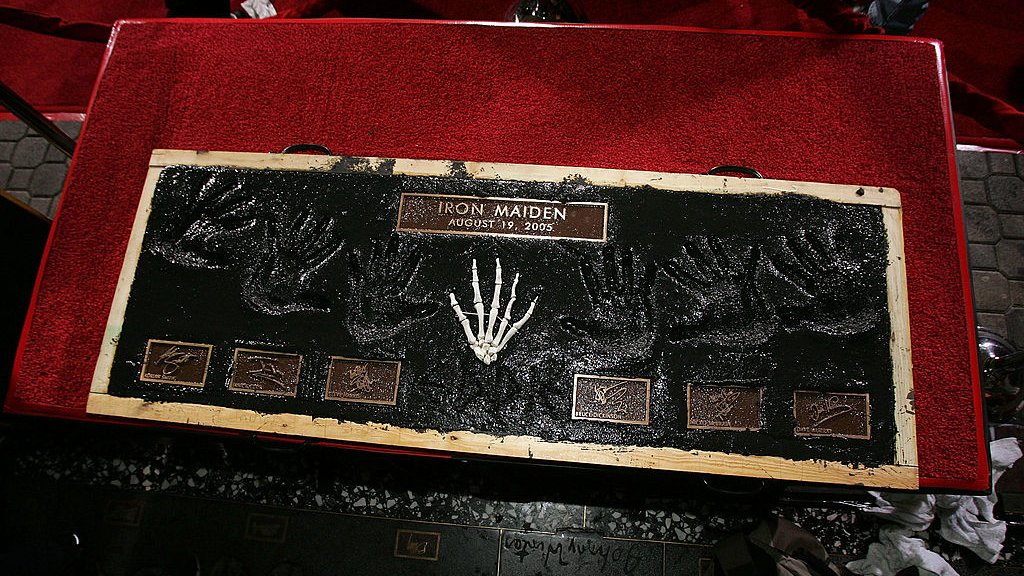 Iron Maiden Inducted Into Hollywoods Rock Walk