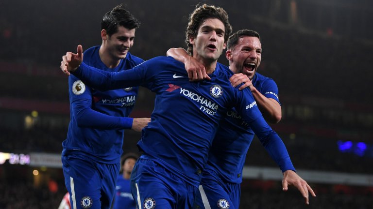 Алонсо изведе Челси напред в 84-ата минута и изглеждаше, че шампионите ще измъкнат победата, но кулминацията дойде в самия край. Ето 4 извода от паметното лондонско дерби на "Емирейтс"