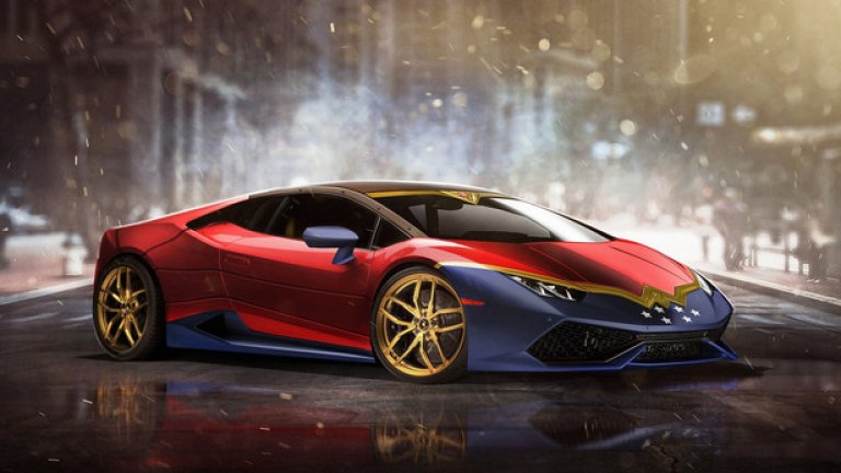 Lamborghini Huracan за Жената Чудо, подходящо, нали?