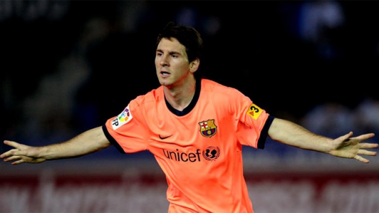 Меси отбеляза хеттрик при първата победа на Барса за годината