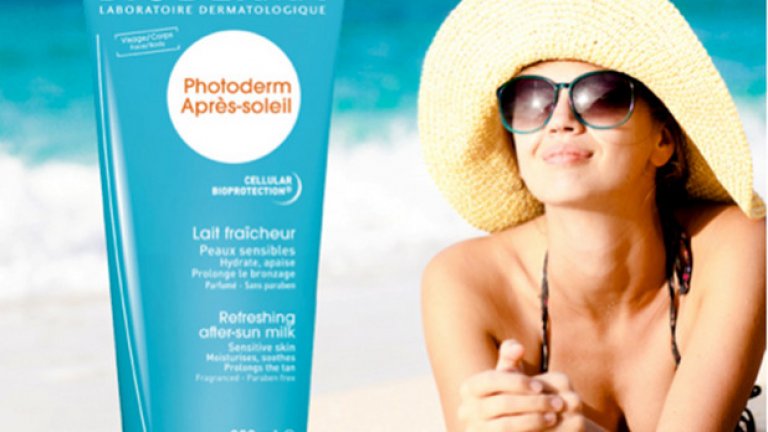 Продуктите за след слънце имат приятна текстура, мирис и хидратират кожата почти веднага