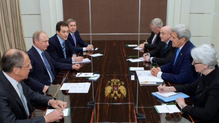 Срещата се проведе в резиденцията на Владимир Путин в Сочи