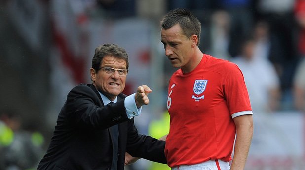Джон Тери няма да е капитан на Англия на Евро 2012