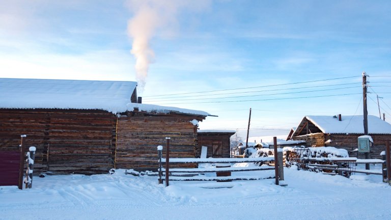 Настоящите температури са далеч от рекорда за Оймякон.