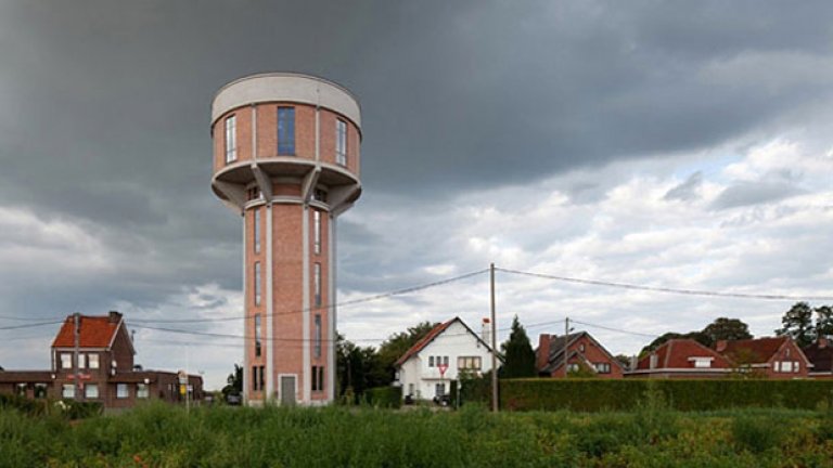 Old Water Tower Turned Into Modern Home, Belgium