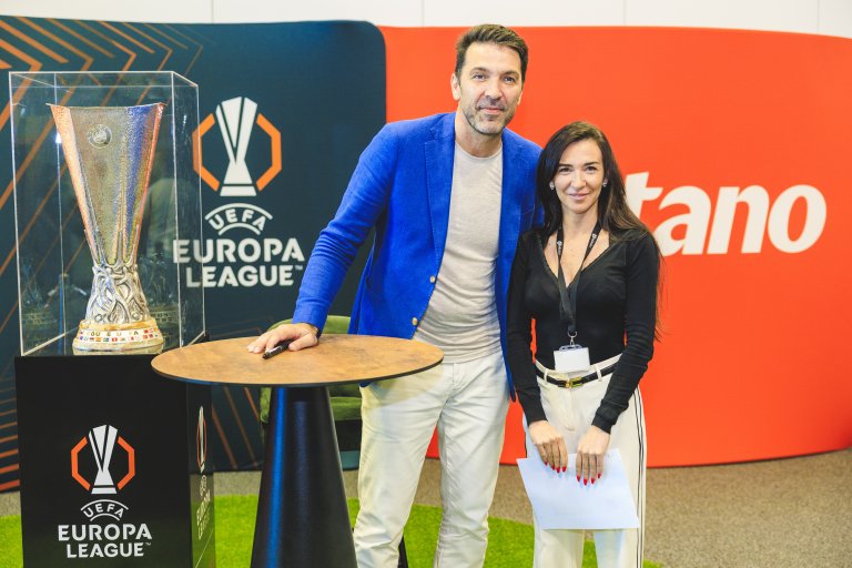 Джанлуиджи Буфон по време на събитието на Betano