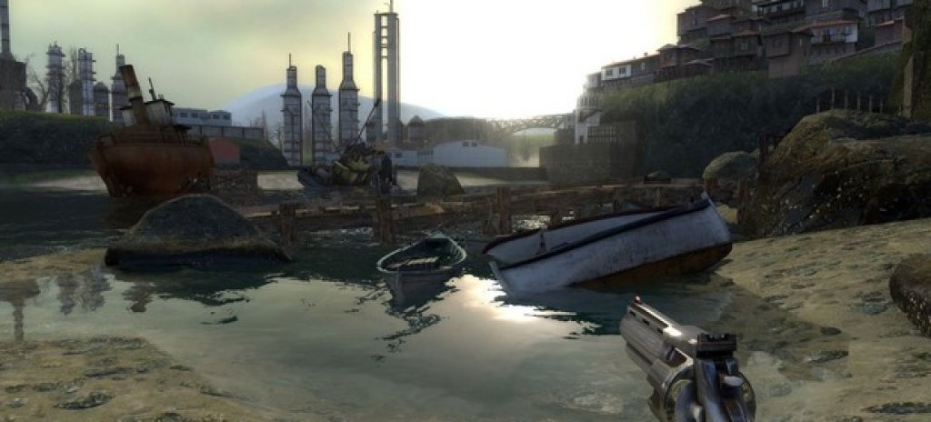 Half-Life 2
Процесор: 1,7GHz
RAM: 512MB
Видеокарта: съвместима с DirectX 8.1
Може направо да се насочите към 2D игри, когато потърсите нещо, което да върви на особено скромен хардуер. Но все пак някога изискани 3D игри днес работят добре на лаптопи, които не са за игри. Source на Valve Corporation е енджин за триизмерни игри, който работи отлично с по-слаб хардуер, правейки класики като Half-Life 2 подходящи за модерните вградени видеокарти.
Ако ви играе не толкова ангажиращ екшън от първо лице като Half-Life 2, можете да пробвате фантастичните Portal и Portal 2. Те също са направени със Source и са невероятно идейни пъзел игри, вдъхновени от гравитационното оръжие в Half-Life 2. В Portal разполагате единствено с оръжие, което прави портални дупки в стените, а освен хитър и занимателен геймплей, ви очакват страхотно изградени истории с много хумор.