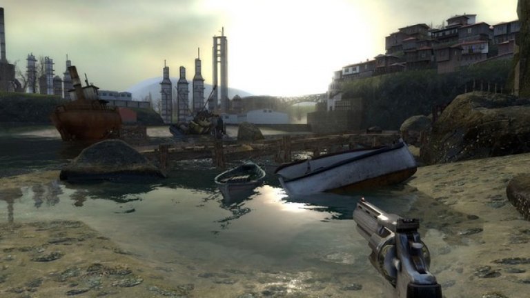 Half-Life 2 (Sierra/Valve)
Определяна като своеобразен “интерактивен филм”, първата игра от поредцата Half-Life имаше един от най-изпипаните сюжети, правени някога. Но продължението е класа над всичко, което геймърите бяха виждали дотогава. Не трябва да пропускаме гениалността в дизайна на някои от нивата, както и страхотният арт стил, дело на небезизвестния българин Виктор Антонов. Той се е вдъхновявал доста от българската столица София при създаването на постапокалиптичните пейзажи на Half-Life 2. Затова някои от местата, които ще посетите, ще ви заприличат на “Сточна гара” или панелните ни комплекси. А най-хубавото нещо си остава отвореният финал. Историята като че ли поставя повече въпроси, отколкото отговоря на вече зададените. Все още чакаме третата част... която все някога трябва да се появи, нали?!