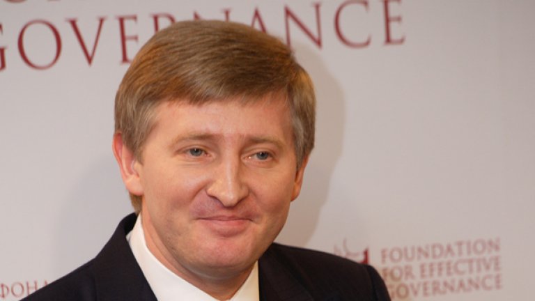 Състоянието на олигарха Ринат Ахметов, собственик на Шахтьор (Донецк), се оценява на 5,2 милиарда долара 