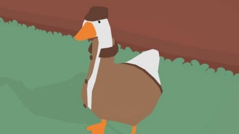 Untitled Goose Game (PC, PS4, Xbox One, Switch) 
Untitled Goose Game практически има само един-единствен бутон: за издаване на звук. Като много лоша гъска, целта ви е да подлудите жителите на малко градче с досадните си изпълнения. Понякога това означава добре премерен крясък, който да кара градинарят да чукне собствения си палец, а понякога: да откраднете очилата на момче и да го прогоните в телефонна кабина.
Това е пъзел игра, водена от желанието за пакости. Всяко ново пространство, в което се скитате, идва със списък на гадни за обитателите му задачи, които трябва да изпълните, като наградата е повече възможности за разрушаване на безобидна поразия. Неофициално мото на Untitled Goose Game е "кряскайте силно и чупете неща" - една супер простичка идея, изпълнена до съвършенство.