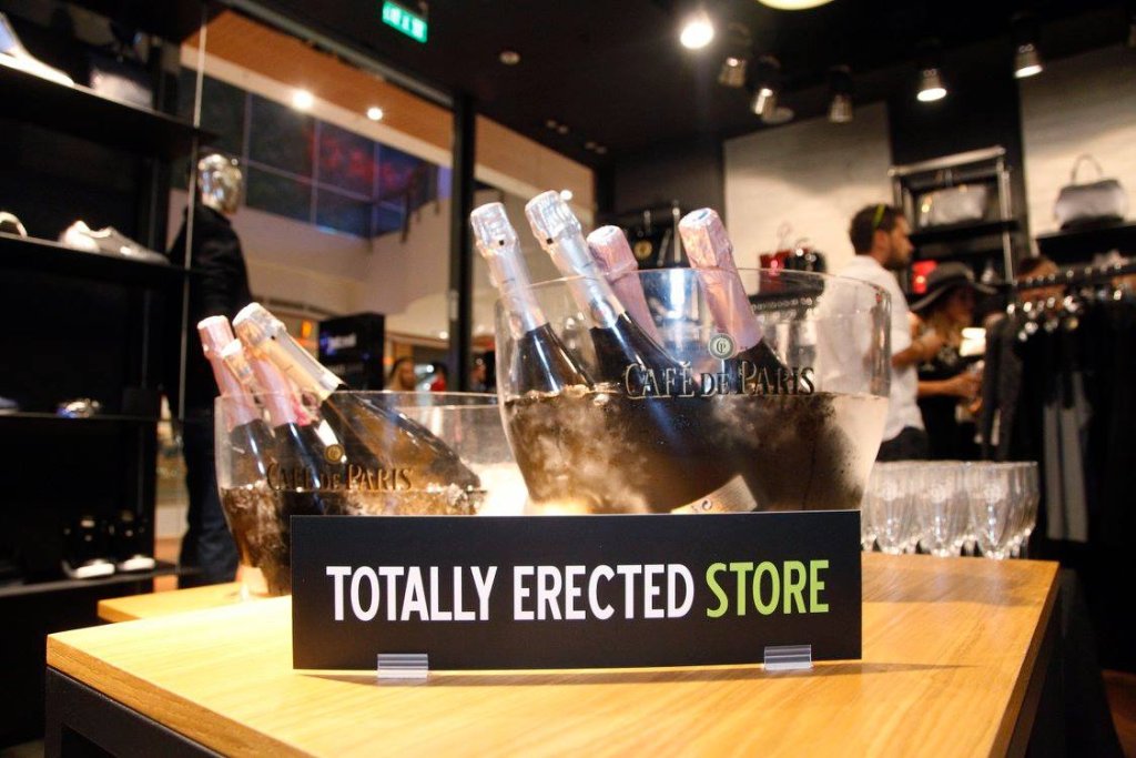 totally erected