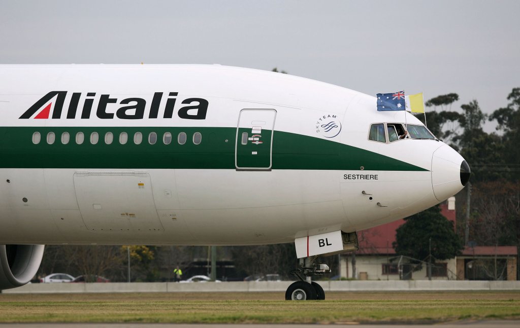 самолет, alitalia