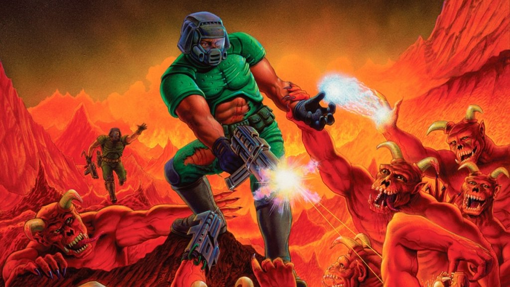 Doom
Добре дошли или добре завърнали се към един от първите научнофантастични хоръри на 90-те. Doom е сред заглавията, които за първи път повдигат въпроса дали компютърните игри не съдържат твърде много насилие, но тогава тези критики са заглушени, а в момента са на още по-заден план. В нея вие сте космически пехотинец, който трябва да се справи с орди кошмарни създания, които космическата база на една от луните на Марс бълва.
А как човек се справя с подобни изчадия? Точно така – убива ги безмилостно. Три епизода от по девет нива всеки са напълно достатъчни, за да си припомните как се прави това в Doom и да се сетите колко разпускащо всъщност е.