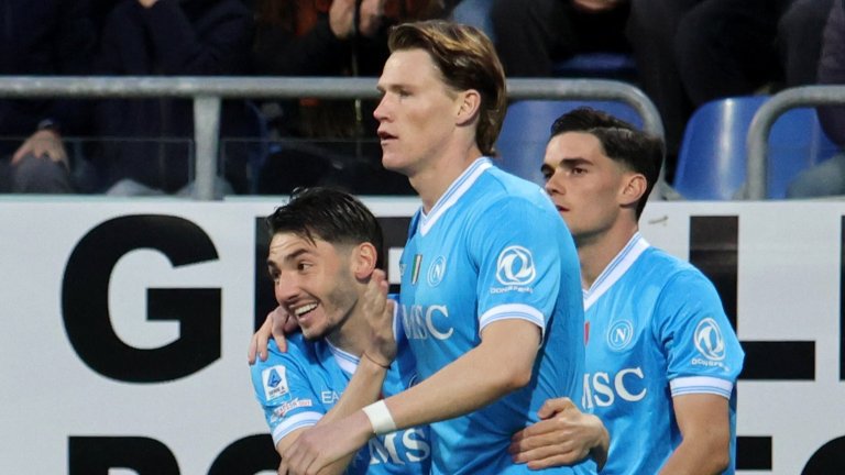 Победната серия изкачи Наполи на второто място