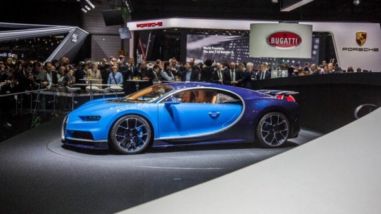 Bugatti Chiron дебютира в Женева