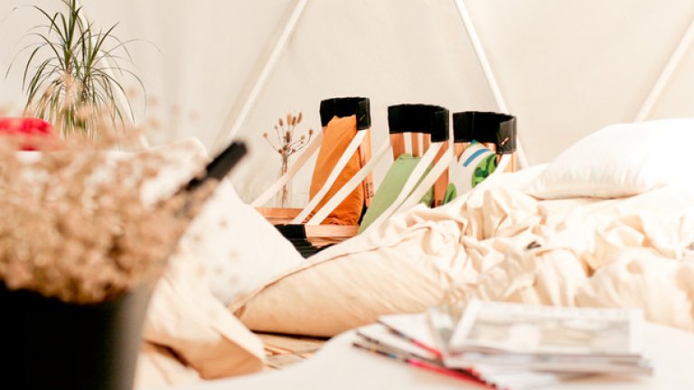 "Вътрешността" на сферата е уютна и приятна