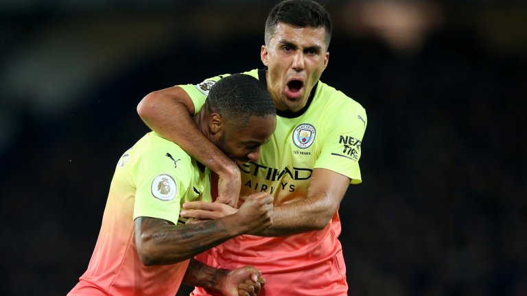 Рахийм Стърлинг отбеляза 100-тния гол в клубната си кариера