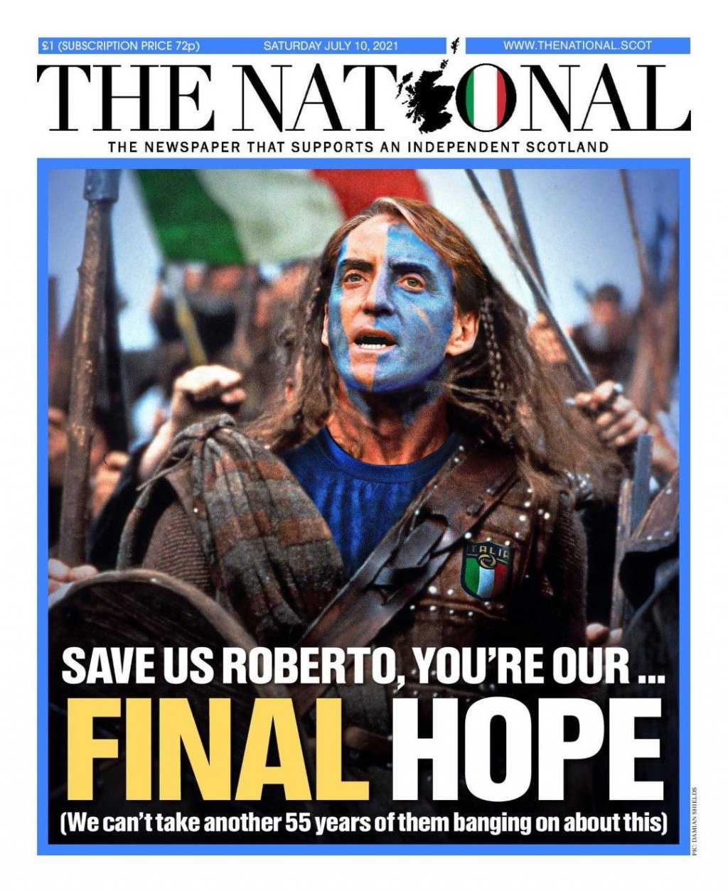 Шотландците паднаха на колене: Италия, спаси ни! Няма да ги изтърпим още 55 години