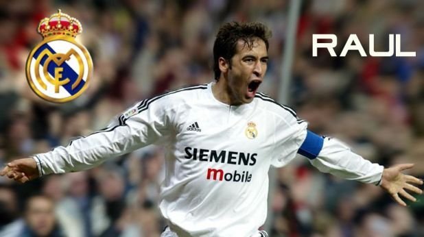Раул стана легенда с фланелката на родния си Реал (Мадрид)