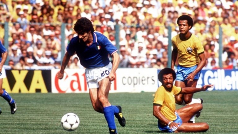 На 5 юли 1982 г. Паоло Роси вкара великия си хеттрик срещу Бразилия.