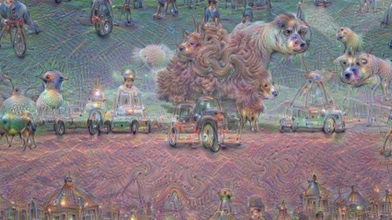 Софтуерът е обучаван най-вече с изображения на животни, така че в картините, които изследователите са показали, програмата е различила най-вече кучета, риби, гущери и птици