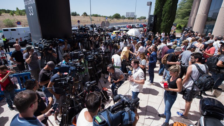 Португалската суперзвезда отказа да говори пред събралите се 215 медийни представители.