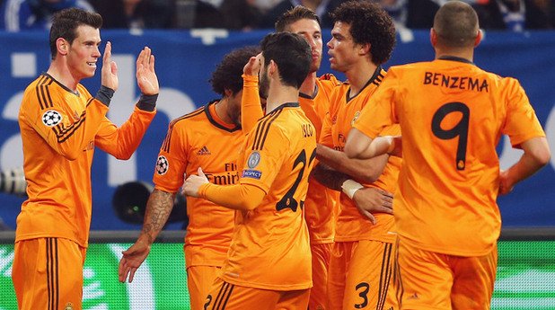 Шалке - Реал Мадрид 1:6 (2014)
Карим Бензема, Гарет Бейл и Кристиано Роналдо реализираха по два гола в Гелзенкирхен.