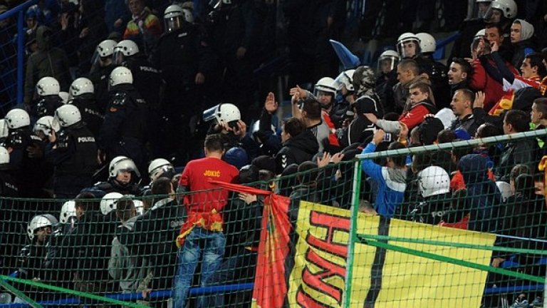 УЕФА ще разгледа безредиците в Подгорица