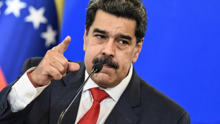 Върховният съд във Великобритания е по средата на битката за властта във Венецуела. На снимката: Николас Мадуро, спечелил изборите за президент през 2018 г. Редица правителства по света не го признават за легитимен лидер на Венецуела заради съмнения в подправяне на вота.