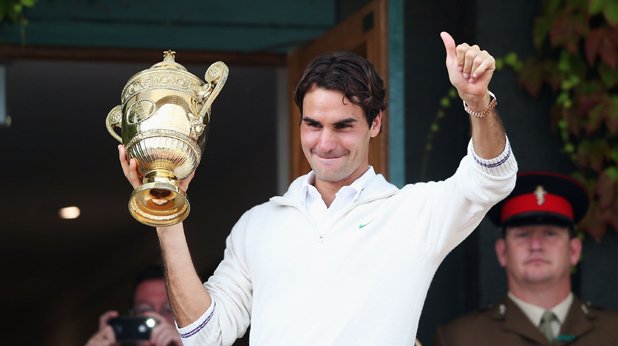 Роджър Федерер е рекордьор по титли при мъжете със 7.