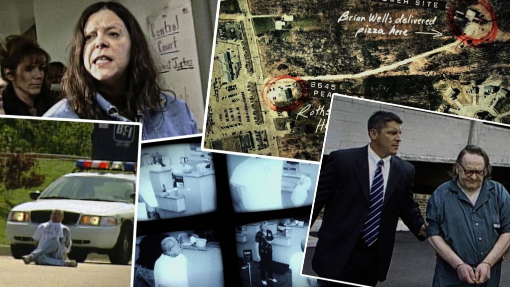 Evil Genius: The True Story of America's Most Diabolical Bank Heist
През 2003 г. един жестоко объркал се обир, завършил с трагична смърт в Ери, щата Пенсилвания, привлича вниманието на медиите от всички краища на САЩ. Междувременно се заформя игра на котка и мишка между злощастна група от дребни престъпници и ФБР. В крайна сметка за престъплението като мозък на операцията е арестувана някогашната градска красавица, а сега психично болна и  отхвърлена от обществото жена Марджъри Дийл-Армстронг. Но 15 години по-късно, Evil Genius доказва, че зад тази трагична история се крият много повече тайни, конспирации и зловещи планове, отколкото разследващите са смятали.